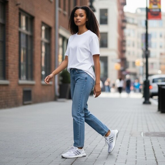 Adidas Running Ultra boost 1.0 Gray/White Running Shoes US Size 6.5 - Picture 1 of 11